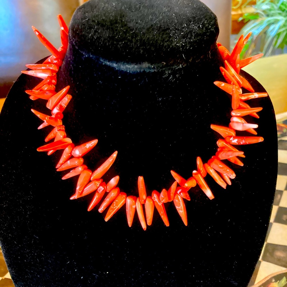 🆕Natural “healing & protective” Coral necklace